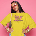 Call Me Hot Not Sweet Yellow T Shirt