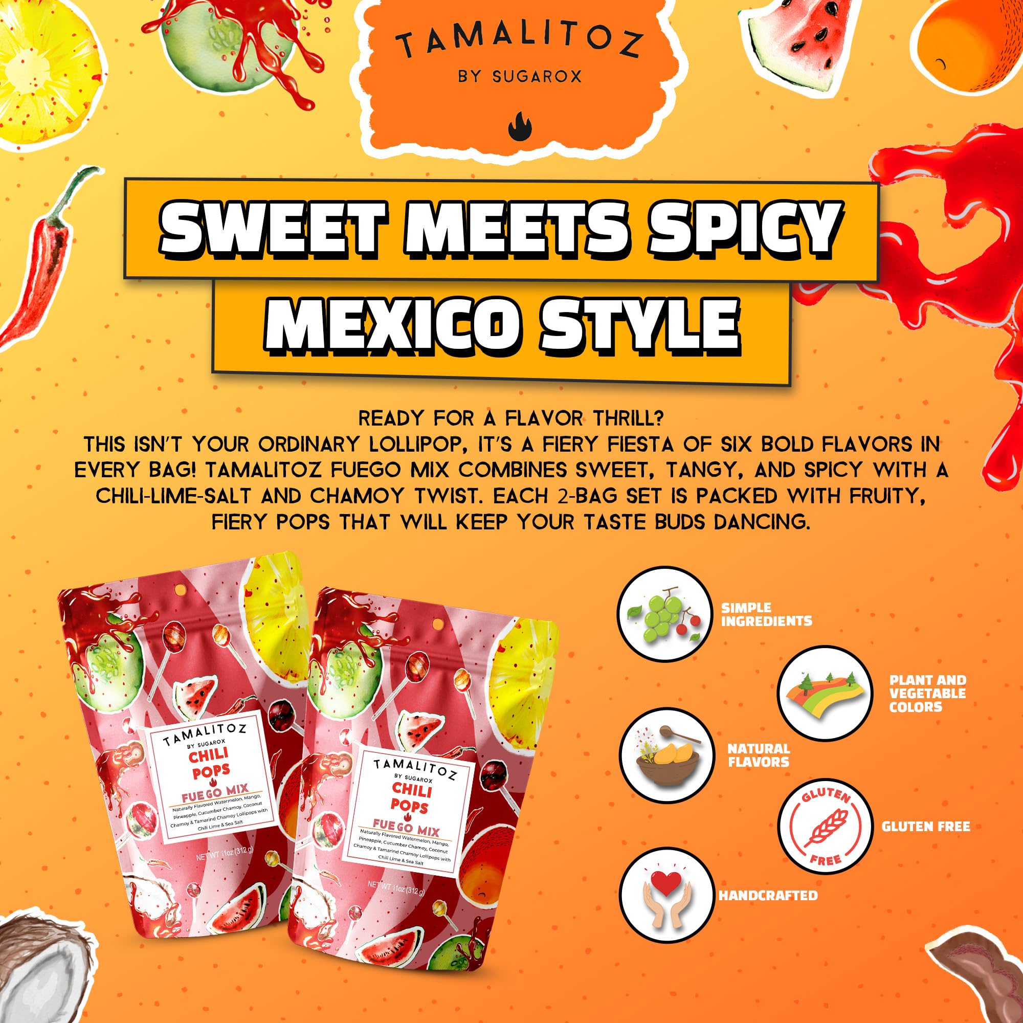 11oz Fuego Mix Chili Pops