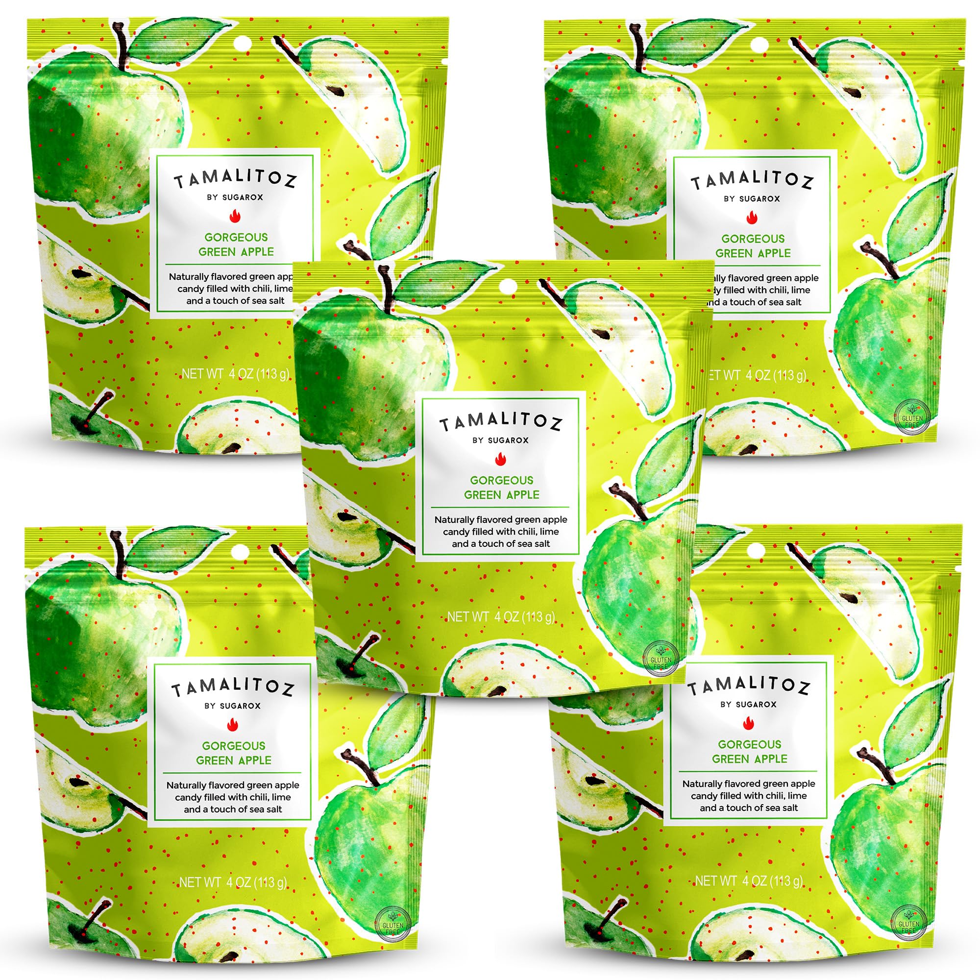 Five Pack Gorgeous Green Apple
