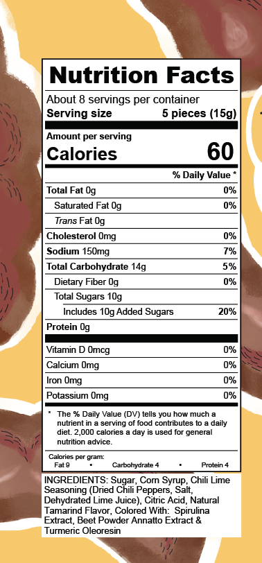 Tamarind nutrition facts 4 oz